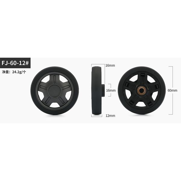 rolley suitcase parts luggage suitcase wheels replacement repair for accessories casters replacement wheels, Black
rolley suitcase parts luggage suitcase wheels replacement repair for accessories casters replacement wheels, Black