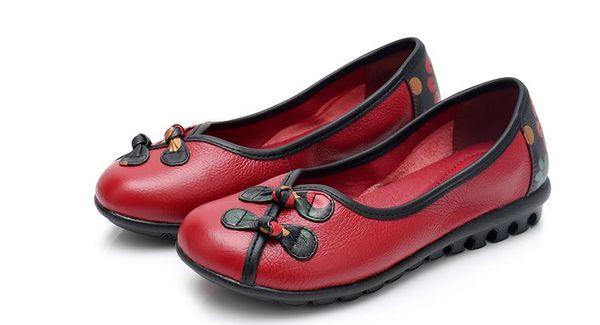 2019 women's shoes in spring and autumn with new style flat bottom round head mother shoes #124, Black
2019 women's shoes in spring and autumn with new style flat bottom round head mother shoes #124, Black