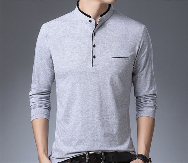 mens panelled button tshirts mens regular length pure color homme stand collar long sleeve tees, White;black
mens panelled button tshirts mens regular length pure color homme stand collar long sleeve tees, White;black