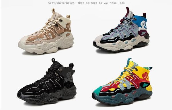 high-quality booming old shoes new in the men's color matching youth tide shoes men's high casual shoes four seasons, Black
high-quality booming old shoes new in the men's color matching youth tide shoes men's high casual shoes four seasons, Black