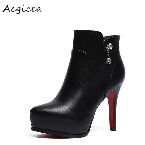 winter short boots 2019 new women's simple side zipper stiletto boots women's comfortable simple high heels z183, Black
winter short boots 2019 new women's simple side zipper stiletto boots women's comfortable simple high heels z183, Black