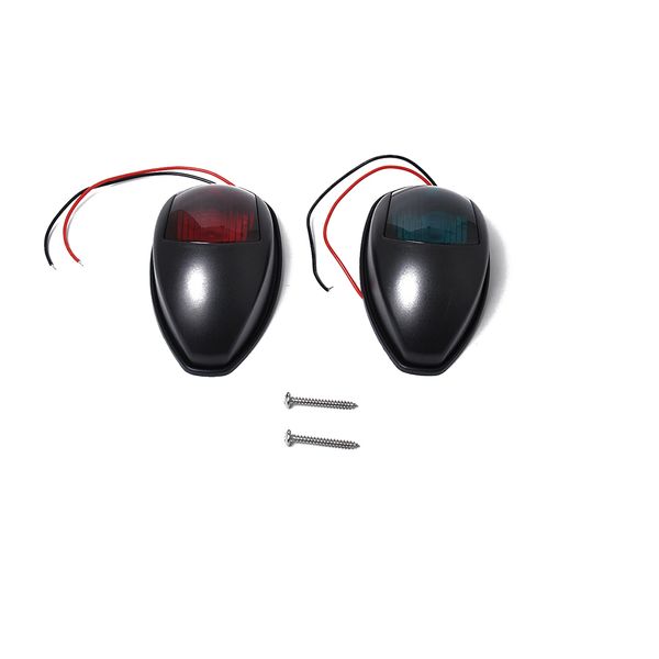 2pcs marine boat led navigation lights black housings port starboard red & green side light
2pcs marine boat led navigation lights black housings port starboard red & green side light