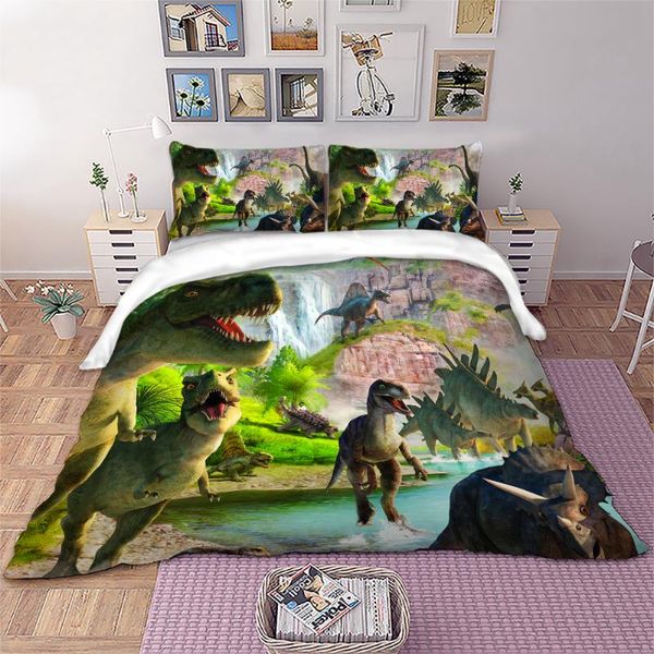 3d bedding set hd print blue duvet cover set size dropshipping