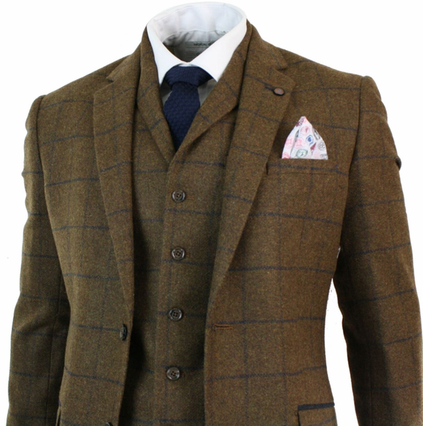 2020 new tan-brown mens suits wool 3 piece notched lapel suit herringbone formal costume homme custom made, White;black
2020 new tan-brown mens suits wool 3 piece notched lapel suit herringbone formal costume homme custom made, White;black