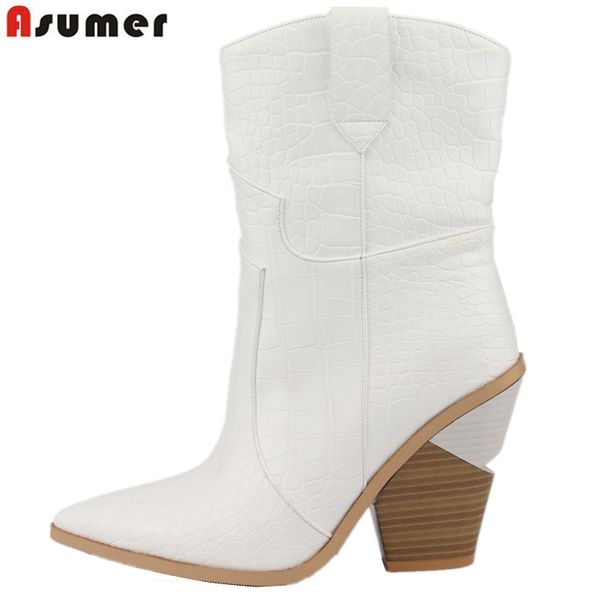 asumer plus size 34-46 new 2019 women boots thick high heels autumn winter boots qiality ladies mid calf snow female, Black
asumer plus size 34-46 new 2019 women boots thick high heels autumn winter boots qiality ladies mid calf snow female, Black