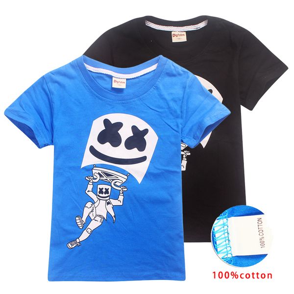 marshmello t shirt dj music 2 colors 6-14t kids boys 100% cotton tee shirt kids designer clothes boys dhl ss165, Blue
marshmello t shirt dj music 2 colors 6-14t kids boys 100% cotton tee shirt kids designer clothes boys dhl ss165, Blue