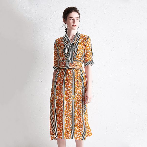 european and american new silk dress, medium length, slim, medium sleeve, mulberry silk color stripe a-line skirt, Black;gray
european and american new silk dress, medium length, slim, medium sleeve, mulberry silk color stripe a-line skirt, Black;gray