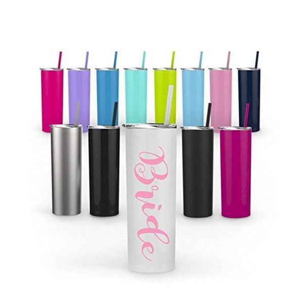 stainless steel straight cup 20oz tall skinny tumbler 20 oz vacuum insulation water mug with lid straw 7 color
stainless steel straight cup 20oz tall skinny tumbler 20 oz vacuum insulation water mug with lid straw 7 color