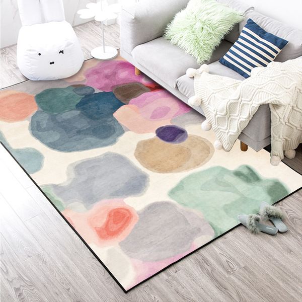 nordic style fashion abstract oil painting carpet velvet sweet color bubble bedroom door mat living room rug non-slip floor mat
nordic style fashion abstract oil painting carpet velvet sweet color bubble bedroom door mat living room rug non-slip floor mat