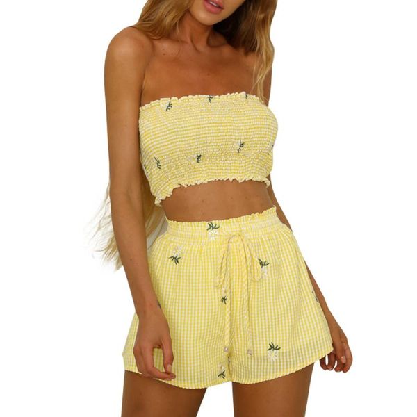 summer women fashion print word shoulder tube tunic vest + shorts suit casual chiffon blouse 2 sets vetement femme #bl5, White
summer women fashion print word shoulder tube tunic vest + shorts suit casual chiffon blouse 2 sets vetement femme #bl5, White