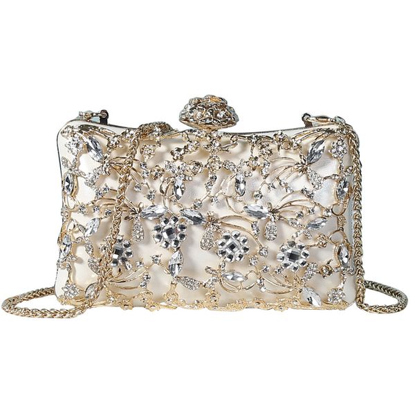 

Pink sugao crystal Luxury evening bag Bling party purse top diamond Boutique Gold silver women wedding Day clutch shoulder bag crossbody bag