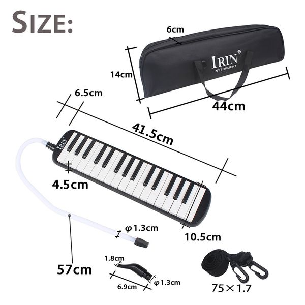 32 piano keys melodica musical instrument for music lovers beginners gift with carrying bag
32 piano keys melodica musical instrument for music lovers beginners gift with carrying bag