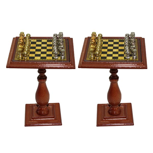 2 шт 1: 12 масштаб миниатюрный шахматный набор кукольный домик
2 шт 1: 12 масштаб миниатюрный шахматный набор кукольный домик