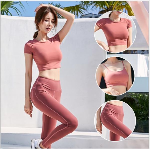 summer short sleeve yoga three-piece set bra, hip-up trousers, fitness slim three-piece set, White;black
summer short sleeve yoga three-piece set bra, hip-up trousers, fitness slim three-piece set, White;black