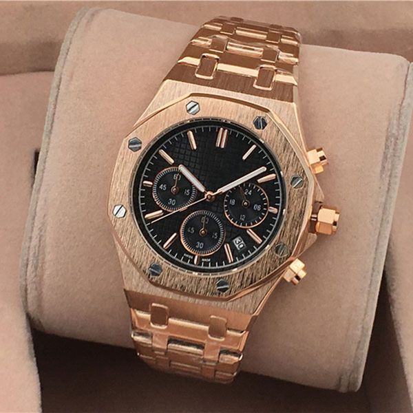All Subdials Work Chronograp Мужские часы Кварцевые наручные часы из нержавеющей стали Секунд
All Subdials Work Chronograp Мужские часы Кварцевые наручные часы из нержавеющей стали Секунд