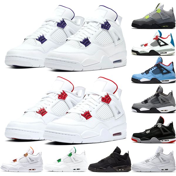 jumpman 4s men basketball shoes purple metallic neon what the 4 black cat pure money cool grey mens trainers sports sneakers size 7-13, White;red
jumpman 4s men basketball shoes purple metallic neon what the 4 black cat pure money cool grey mens trainers sports sneakers size 7-13, White;red