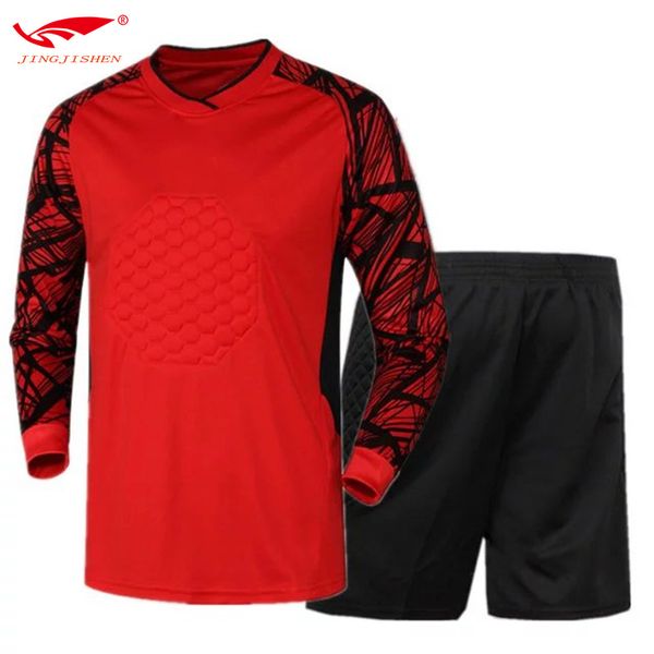 2020 new men soccer goalkeeper jersey set goalkeeper shorts jerseys customized goalkeeper uniform long sleeve suit diy, Black
2020 new men soccer goalkeeper jersey set goalkeeper shorts jerseys customized goalkeeper uniform long sleeve suit diy, Black