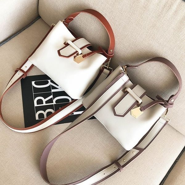 bag women 2020 new women's bag korean version of the hit color zipper bucket hand shoulder messenger
bag women 2020 new women's bag korean version of the hit color zipper bucket hand shoulder messenger