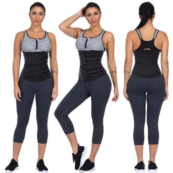 us stock double belt 100% latex waist trainer body shapers fitness waist trainer zipper shapewear slimming belt fajas colombianas fy8084, Black;gray
us stock double belt 100% latex waist trainer body shapers fitness waist trainer zipper shapewear slimming belt fajas colombianas fy8084, Black;gray