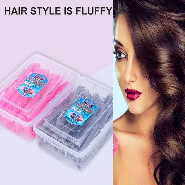 25pcs/bag hair clip wave perm rod bars corn curler diy curler fluffy clamps rollers fluffy hair roots perm hair styling tool