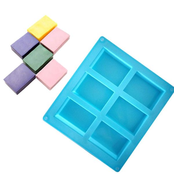 6 cavity plain basic rectangle silicone soap mould bake mold tray for homemade diy craft soap mold decor tools moule savon
6 cavity plain basic rectangle silicone soap mould bake mold tray for homemade diy craft soap mold decor tools moule savon