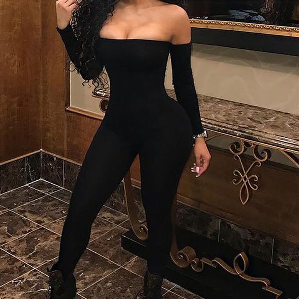 hirigin women jumpsuits ladies clothes long sleeve off shoulder bodycon playsuit party jumpsuit romper trousers playsuits, Black;white
hirigin women jumpsuits ladies clothes long sleeve off shoulder bodycon playsuit party jumpsuit romper trousers playsuits, Black;white