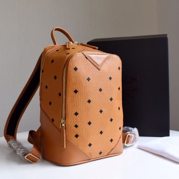 2020 fashion brown designer bag real leather square backpack m letter large capacity backpack for man women
2020 fashion brown designer bag real leather square backpack m letter large capacity backpack for man women