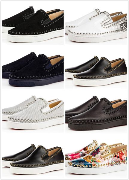 red bottom shoes junior studded spikes sneakers mens real leather trainers party shoes casual shoe leather sneakers, Black
red bottom shoes junior studded spikes sneakers mens real leather trainers party shoes casual shoe leather sneakers, Black