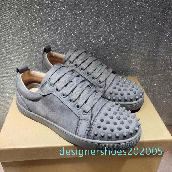 2019 new designer casual shoes red soled shoes low suede pointed rivet luxury men's and womens shoes party crystal leather sneakers d05, Black
2019 new designer casual shoes red soled shoes low suede pointed rivet luxury men's and womens shoes party crystal leather sneakers d05, Black