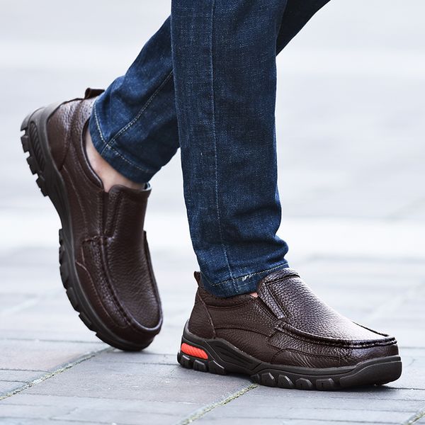 genuine leather men's business shoes size 38-48 fashion handmade men formal flats male moccasins snow boots, Black
genuine leather men's business shoes size 38-48 fashion handmade men formal flats male moccasins snow boots, Black