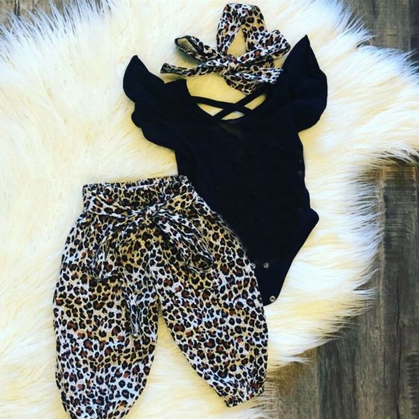 newborn baby girl leopard print romper pants hat outfit clothes 3pcs set baby clothes for girls, Pink;blue
newborn baby girl leopard print romper pants hat outfit clothes 3pcs set baby clothes for girls, Pink;blue