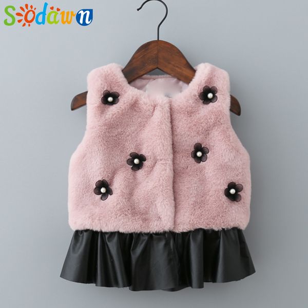 sodawn autumn winter girls imitation fur vest leather skirt stitching flowers decorated outside vest baby girls clohtes, Blue
sodawn autumn winter girls imitation fur vest leather skirt stitching flowers decorated outside vest baby girls clohtes, Blue