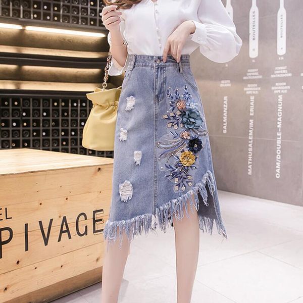 2020 summer skirts women denim skirt female outerwear women's skirt jeans, Black
2020 summer skirts women denim skirt female outerwear women's skirt jeans, Black