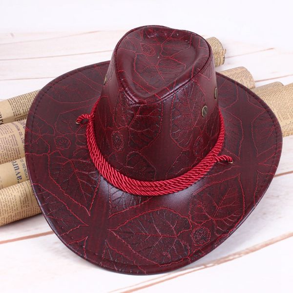 wzcx leather fashion new cowboy hat spring autumn casual wide brim outdoor printing jazz hat cap, Blue;gray
wzcx leather fashion new cowboy hat spring autumn casual wide brim outdoor printing jazz hat cap, Blue;gray