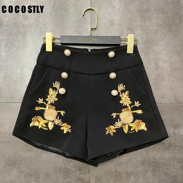 2020 summer shorts women embroidery floral suit fabric high waist women's shorts femme pantalon corto mujer, White;black
2020 summer shorts women embroidery floral suit fabric high waist women's shorts femme pantalon corto mujer, White;black