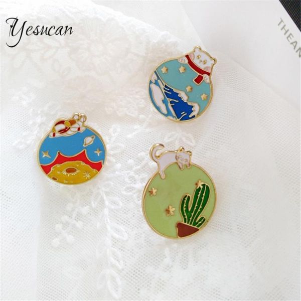 cartoon cute cat plant planet brooches for women cactus animal lapel pin charm astronaut brooch jewelry accessories gift, Gray
cartoon cute cat plant planet brooches for women cactus animal lapel pin charm astronaut brooch jewelry accessories gift, Gray