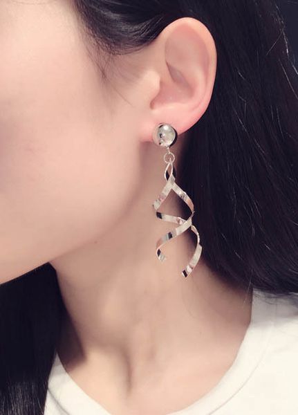 fashion- hyperbole and long style ball of the ear nail earrings, Silver
fashion- hyperbole and long style ball of the ear nail earrings, Silver