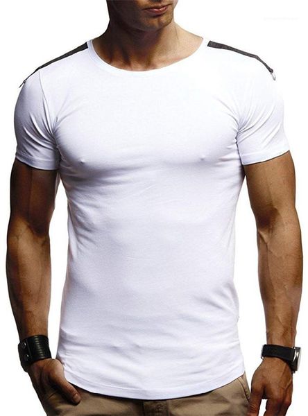 slim fit solid crew neck tees male designer clothes summer new short sleeve tshirt simple, White;black
slim fit solid crew neck tees male designer clothes summer new short sleeve tshirt simple, White;black
