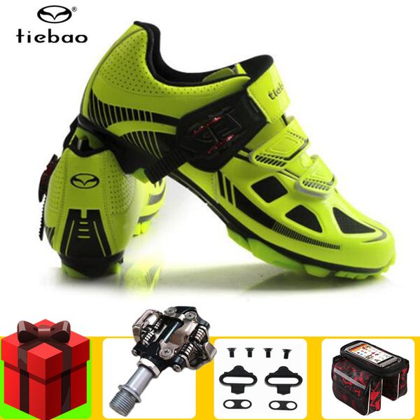 tiebao mtb cycling shoes spd pedals set mountain bike breathable self-locking outdoor professional sneakers men bicycle shoes, Black
tiebao mtb cycling shoes spd pedals set mountain bike breathable self-locking outdoor professional sneakers men bicycle shoes, Black