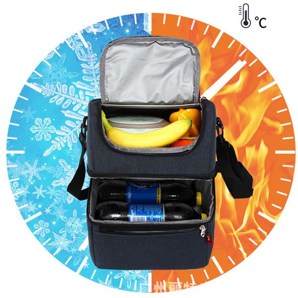 double layer lunch bags multifunction picnic cooler box insulated tote bag storage container for women kids men
double layer lunch bags multifunction picnic cooler box insulated tote bag storage container for women kids men