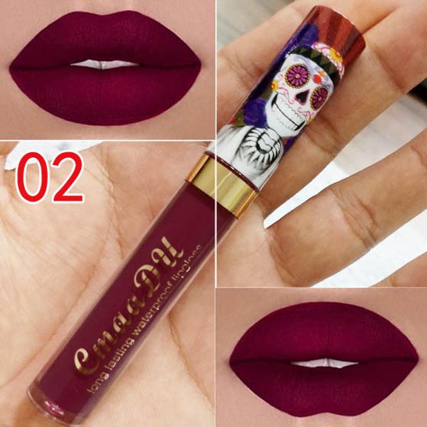 makeup cmaadu matte lipstick lip gloss 6 colors metal pearlescent skull head single lipsticks ing
makeup cmaadu matte lipstick lip gloss 6 colors metal pearlescent skull head single lipsticks ing