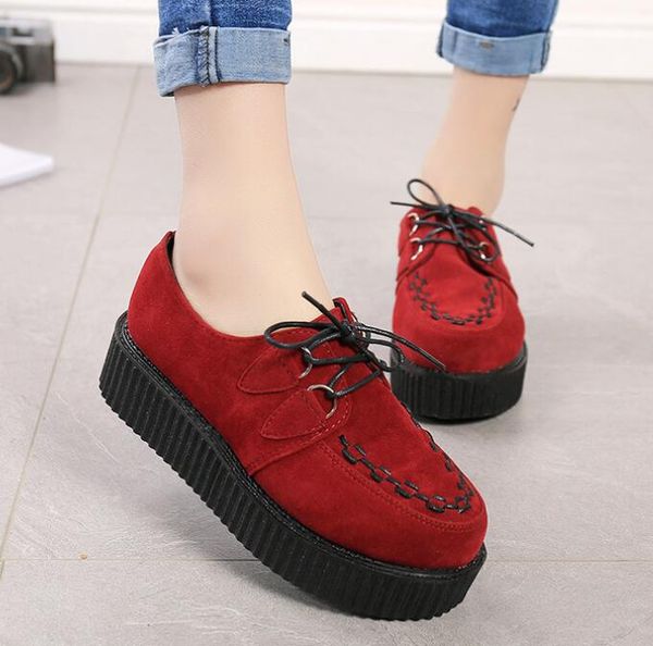 wertzk 2018 women shoes creepers casual women flats platform shoes black fashion lace-up casual creepers 23 colors l018
wertzk 2018 women shoes creepers casual women flats platform shoes black fashion lace-up casual creepers 23 colors l018