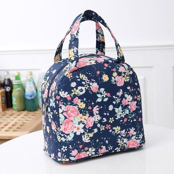 women thermal insulated lunch box bag camping outdoor cooler lunchbox bag portable lady carry picnic flower print tote bags, Blue;pink
women thermal insulated lunch box bag camping outdoor cooler lunchbox bag portable lady carry picnic flower print tote bags, Blue;pink