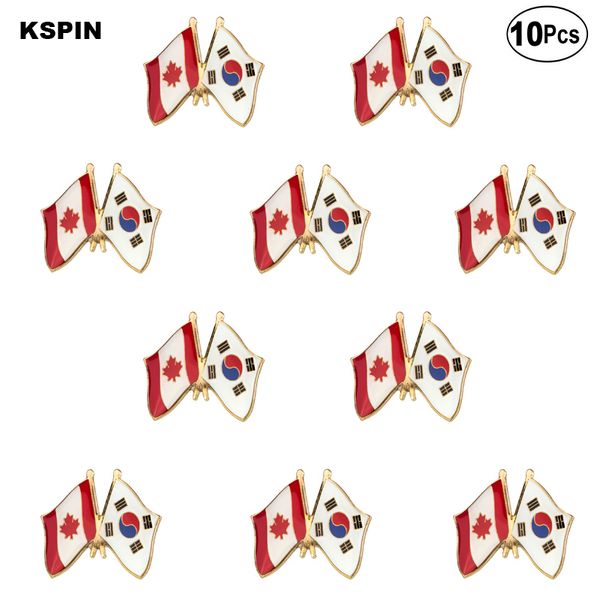 canada & south korea flag lapel pin flag badge brooch pins badges 10pcs a lot, Gray
canada & south korea flag lapel pin flag badge brooch pins badges 10pcs a lot, Gray
