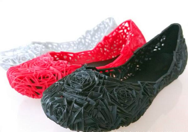 women summer cute rose net bird nest flat bottom folding cutout melissa super soft beach jelly sandals wholesale, Black
women summer cute rose net bird nest flat bottom folding cutout melissa super soft beach jelly sandals wholesale, Black