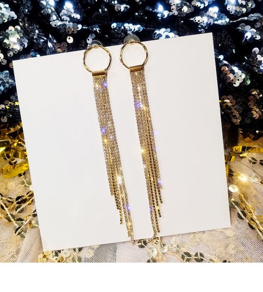 s929 fashion jewelry s925 silver needle long tassel earrings rhinstone tassels dangle stud earrings
s929 fashion jewelry s925 silver needle long tassel earrings rhinstone tassels dangle stud earrings