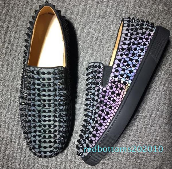 selling designer red bottom shoes for mens women low sequined glitter fashion sneakers party flats casual r10, Black
selling designer red bottom shoes for mens women low sequined glitter fashion sneakers party flats casual r10, Black