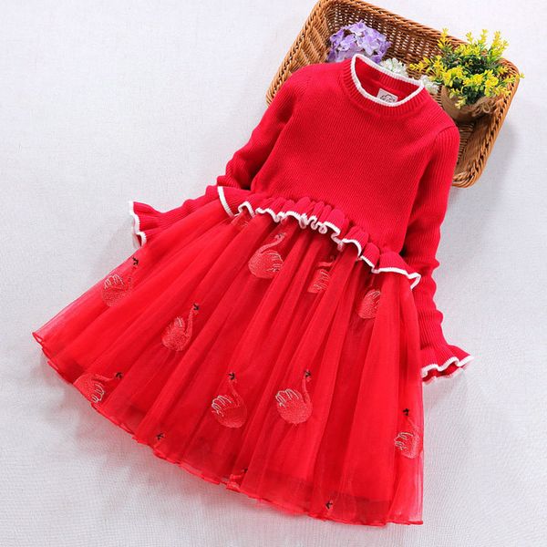 retail girls long sleeve knitted sweater princess dresses for kids designer christmas teenage girls clothing children boutique clothing, Red;yellow
retail girls long sleeve knitted sweater princess dresses for kids designer christmas teenage girls clothing children boutique clothing, Red;yellow