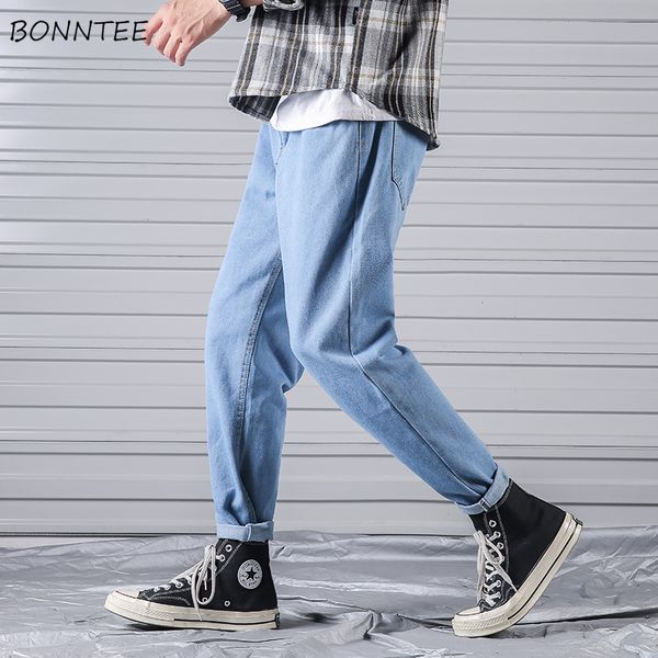 men jeans ankle-length trendy leisure mens plus size 5xl solid simple all-match ins straight students new korean style harajuku, Blue
men jeans ankle-length trendy leisure mens plus size 5xl solid simple all-match ins straight students new korean style harajuku, Blue