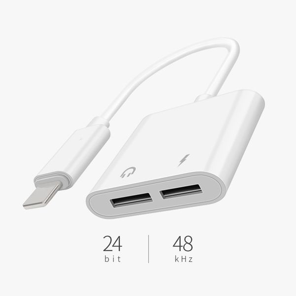 free shipping 2in1 Adapter 3.5mm Aux Jack Headphone Earphones Audio Splitter White Cable Charging Music For iphone 8 XS Max XR
free shipping 2in1 Adapter 3.5mm Aux Jack Headphone Earphones Audio Splitter White Cable Charging Music For iphone 8 XS Max XR